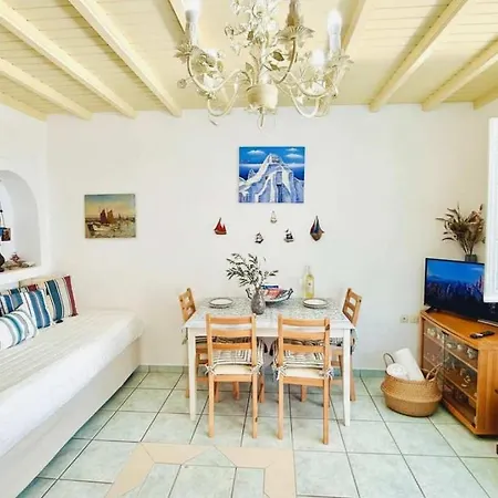 Feriehus Trendy 2 Bd House W Balcony Close To Ornos (Mykonos)